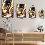 Golden Impact Hero metal wall art print, view 6