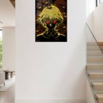 Red-Eyed Shadow Figure metal wall art print, view 5