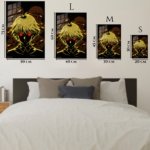 Red-Eyed Shadow Figure metal wall art print, view 6
