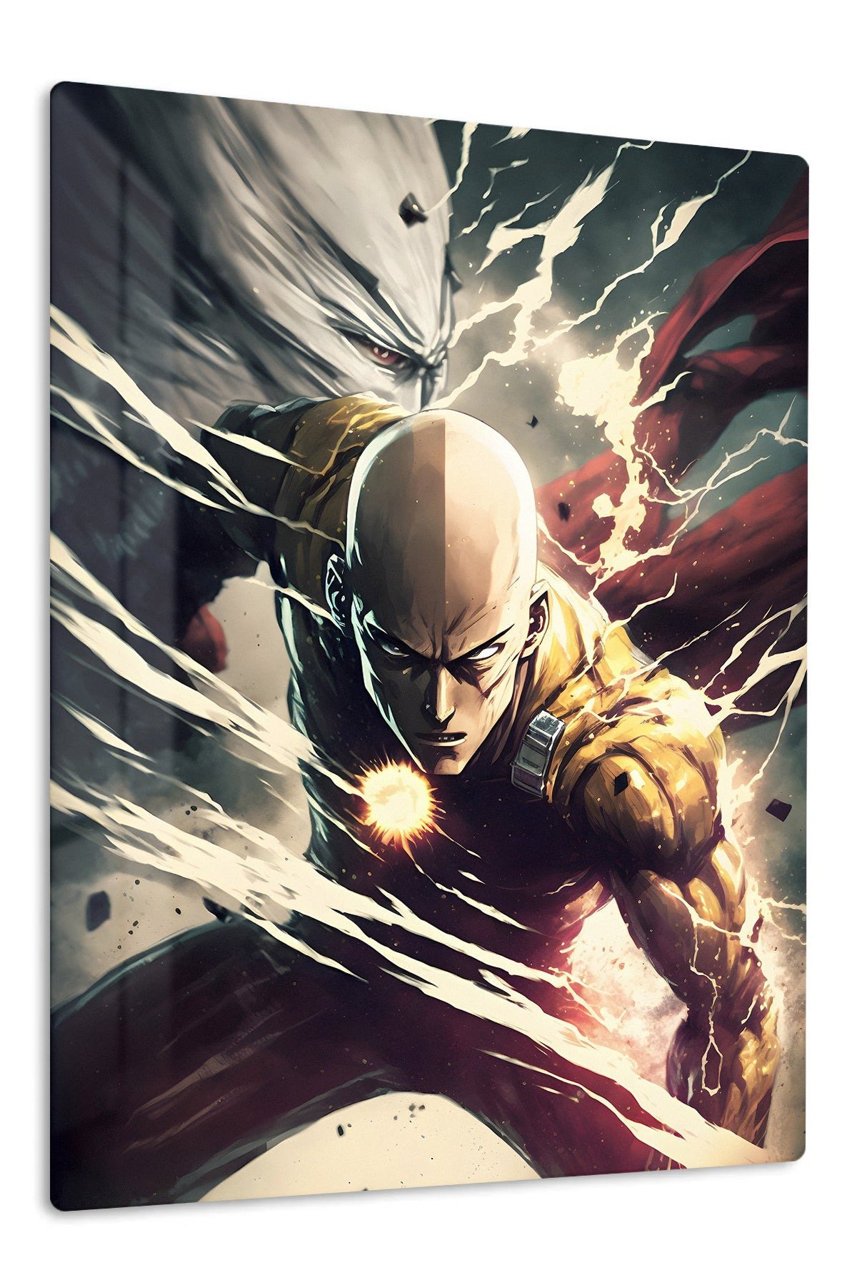 Thunder Fist Warrior metal wall art print