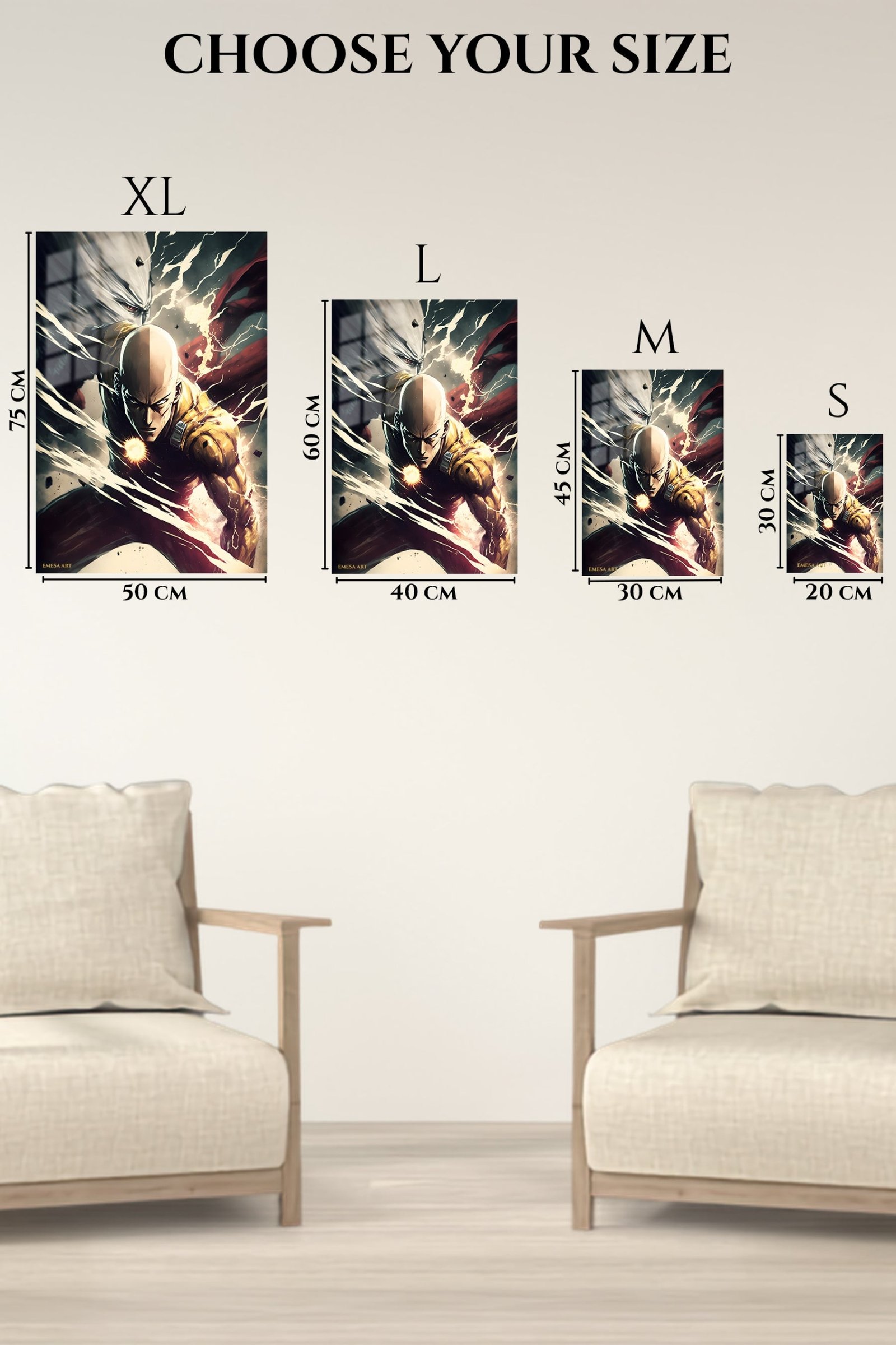 Thunder Fist Warrior metal wall art print, view 6