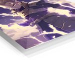 Lightning-Born Fantasy Warrior metal wall art print, view 2