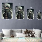 Silver-Haired Tactical Warrior metal wall art print, view 6