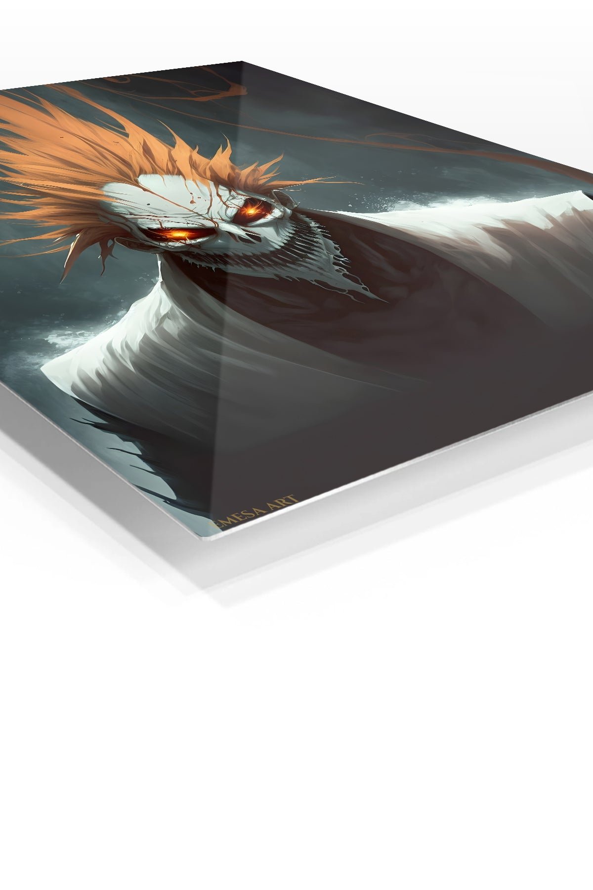 Flame-Haired Skull Guardian metal wall art print, view 2