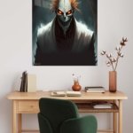 Flame-Haired Skull Guardian metal wall art print, view 5