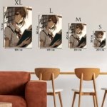 Sunlit Student with Open Book metal wall art print, view 6