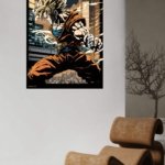 Lightning City Warrior metal wall art print, view 5