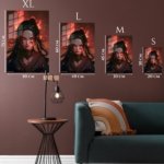 Ember-Eyed Warrior metal wall art print, view 6