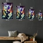 Stormbound Horned Sorceress metal wall art print, view 6