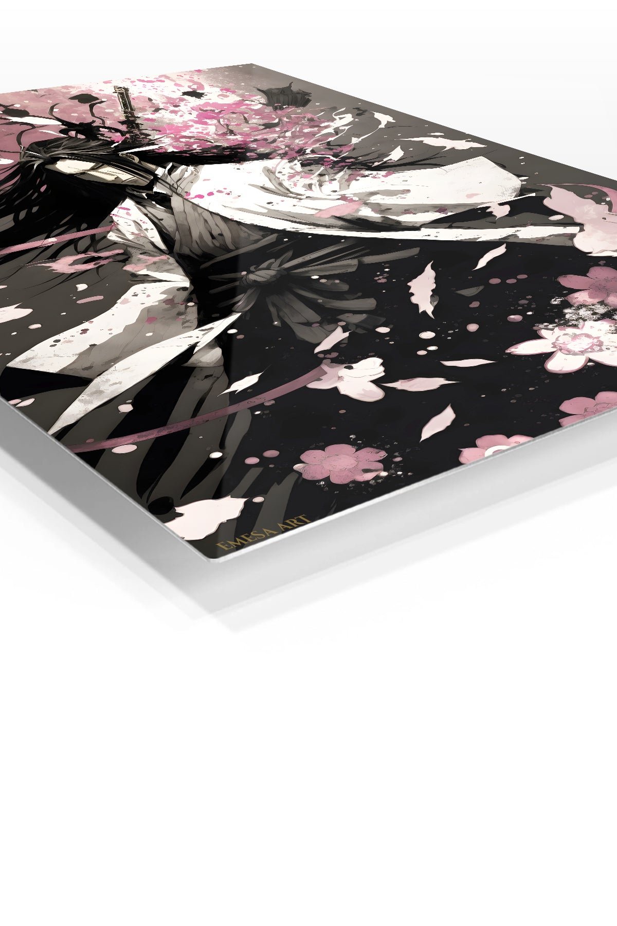 Blossom Blade Warrior metal wall art print, view 2