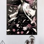 Blossom Blade Warrior metal wall art print, view 4