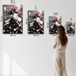 Blossom Blade Warrior metal wall art print, view 6