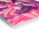 Moonlit Cat-Eared Guardian metal wall art print, view 2