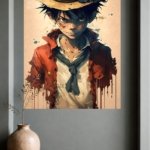 Goggle Hat Adventurer Portrait metal wall art print, view 4