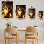 Golden Arcane Warrior metal wall art print, view 6