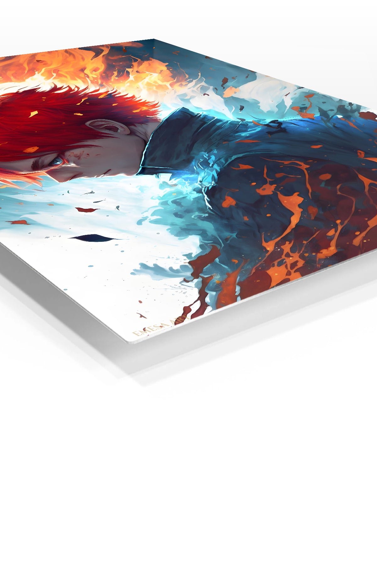 Ember Crown Warrior metal wall art print, view 2