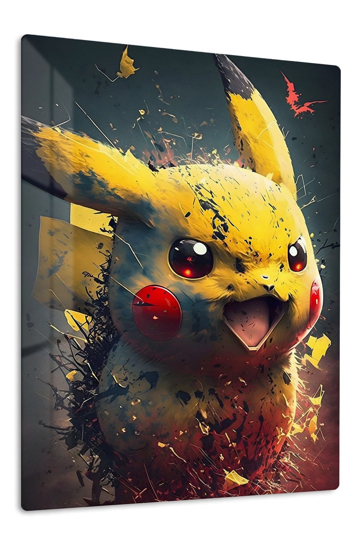 Electric Mouse Burst metal wall art print