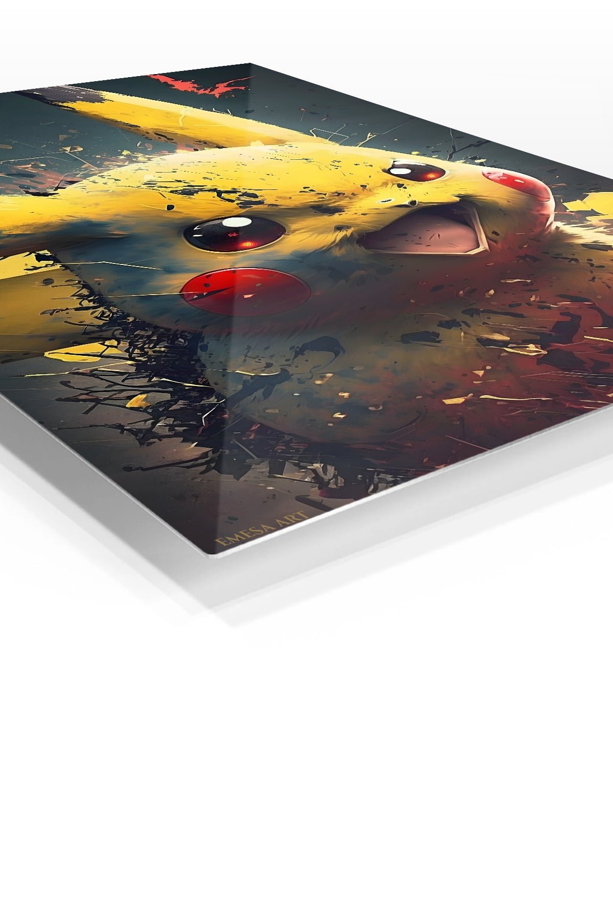 Electric Mouse Burst metal wall art print, view 2