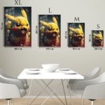 Electric Mouse Burst metal wall art print, view 6