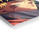 Fox-Eyed Ninja Portrait metal wall art print, view 2