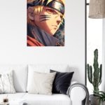 Fox-Eyed Ninja Portrait metal wall art print, view 5