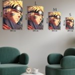 Fox-Eyed Ninja Portrait metal wall art print, view 6