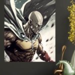 Bald Hero in a Storm metal wall art print, view 4