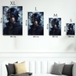 Crimson-Eyed Haze Warrior metal wall art print, view 6