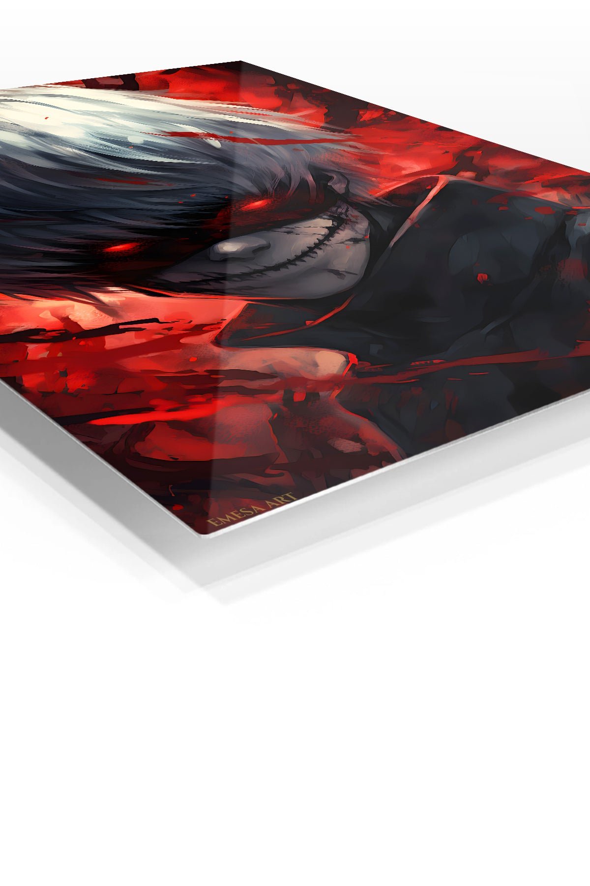 Crimson Grin Shadow Warrior metal wall art print, view 2