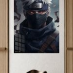 Silver-Haired Masked Warrior metal wall art print, view 4
