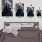 Silver-Haired Masked Warrior metal wall art print, view 6