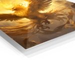 Golden Eagle Ascendant metal wall art print, view 2