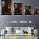 Amber City Duo metal wall art print, view 6