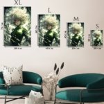 Emerald Wind Guardian metal wall art print, view 6