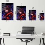 Crimson Mecha Guardian metal wall art print, view 6