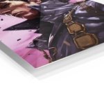 Stern Captain Beneath Violet Clouds metal wall art print, view 2