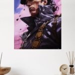 Stern Captain Beneath Violet Clouds metal wall art print, view 4