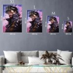 Stern Captain Beneath Violet Clouds metal wall art print, view 6