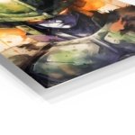 Emerald Armored Sentinel metal wall art print, view 2
