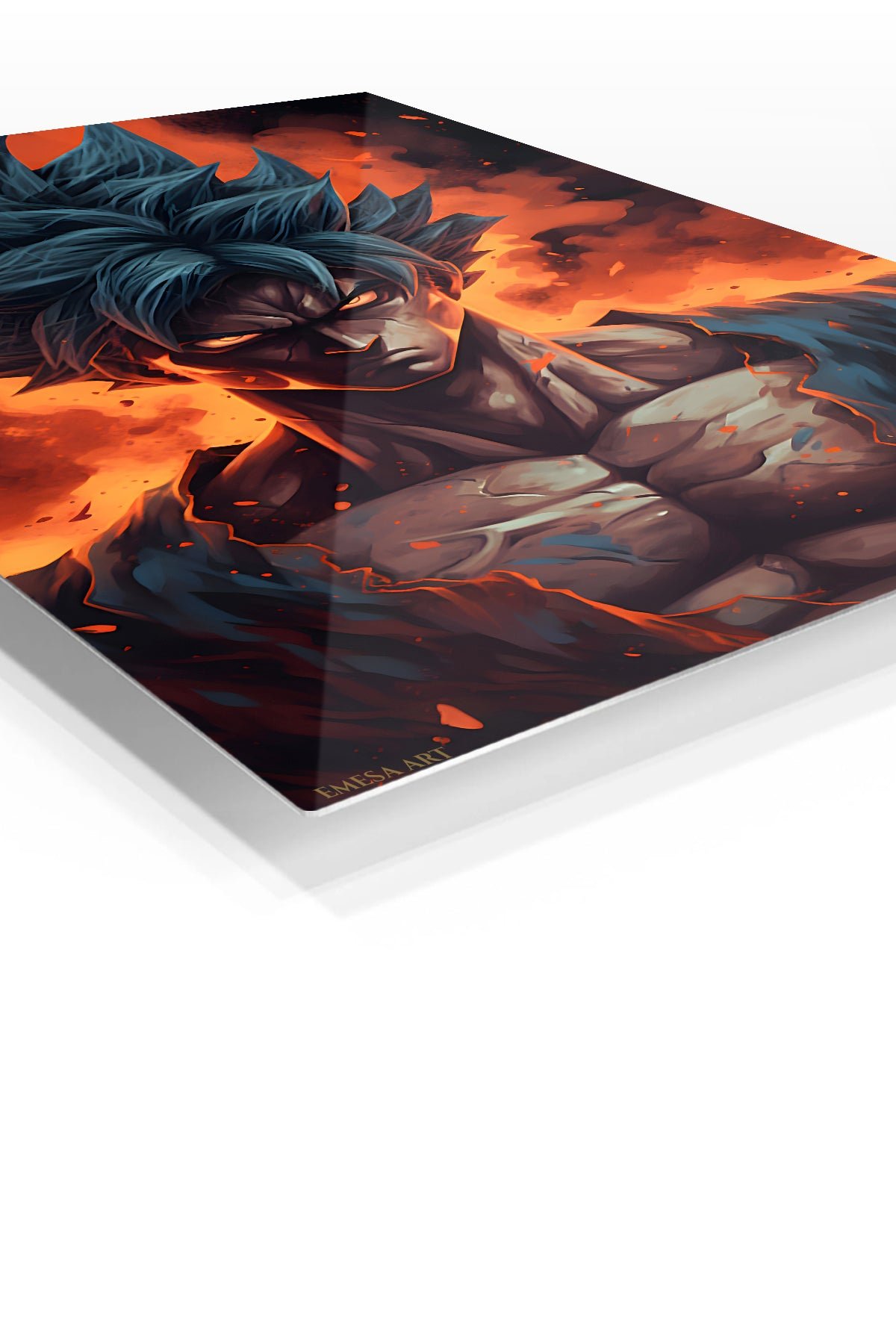 Inferno Gaze Warrior metal wall art print, view 2