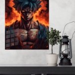 Inferno Gaze Warrior metal wall art print, view 4