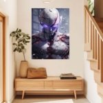 Shattered Violet Sentinel metal wall art print, view 5
