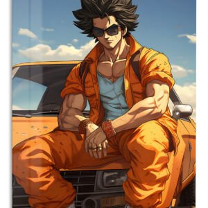 Sunlit Streetwear Adventurer metal wall art print