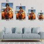 Sunlit Streetwear Adventurer metal wall art print, view 6