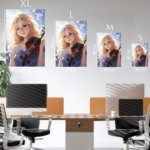 Springtime Violinist metal wall art print, view 6
