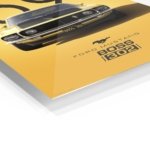 1969 Yellow Mustang Boss 302 metal wall art print, view 2