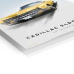 1967 Yellow Cadillac Eldorado metal wall art print, view 2