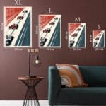 Open-Wheel Racing Grid metal wall art print, view 6
