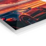 Midnight Sports Coupe at Sunset metal wall art print, view 2
