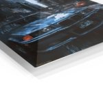 Midnight City Sports Sedan metal wall art print, view 2
